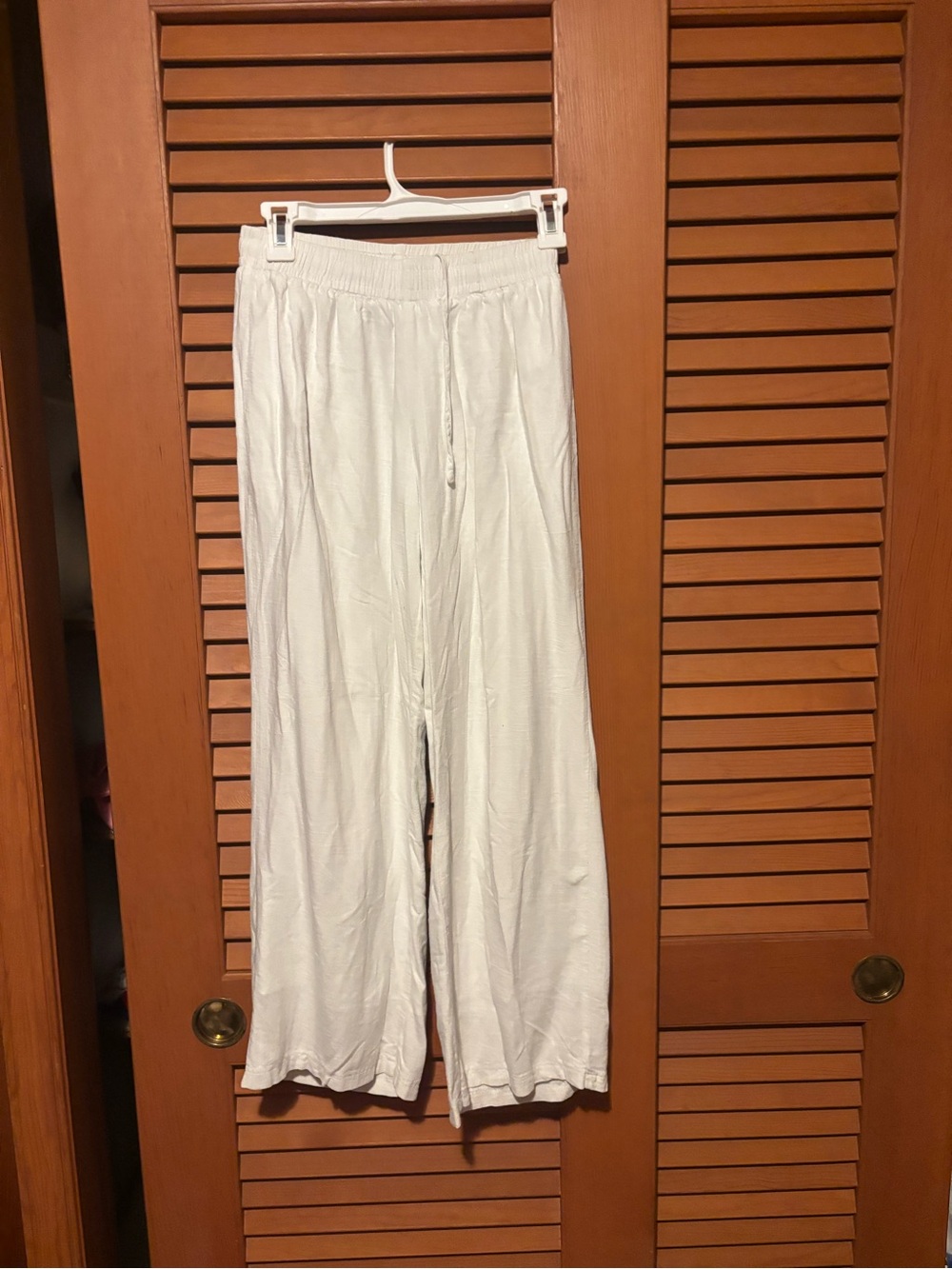 Princess Polly Off White Louis Linen Pants - Picture 9 of 9